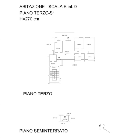 Planimetria Padri Domenicani n. 33 