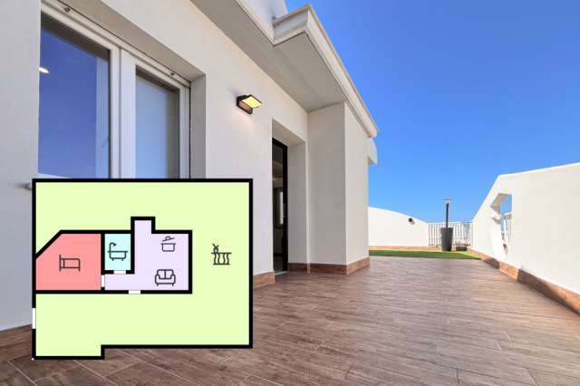 Attico con terrazza esclusiva 1