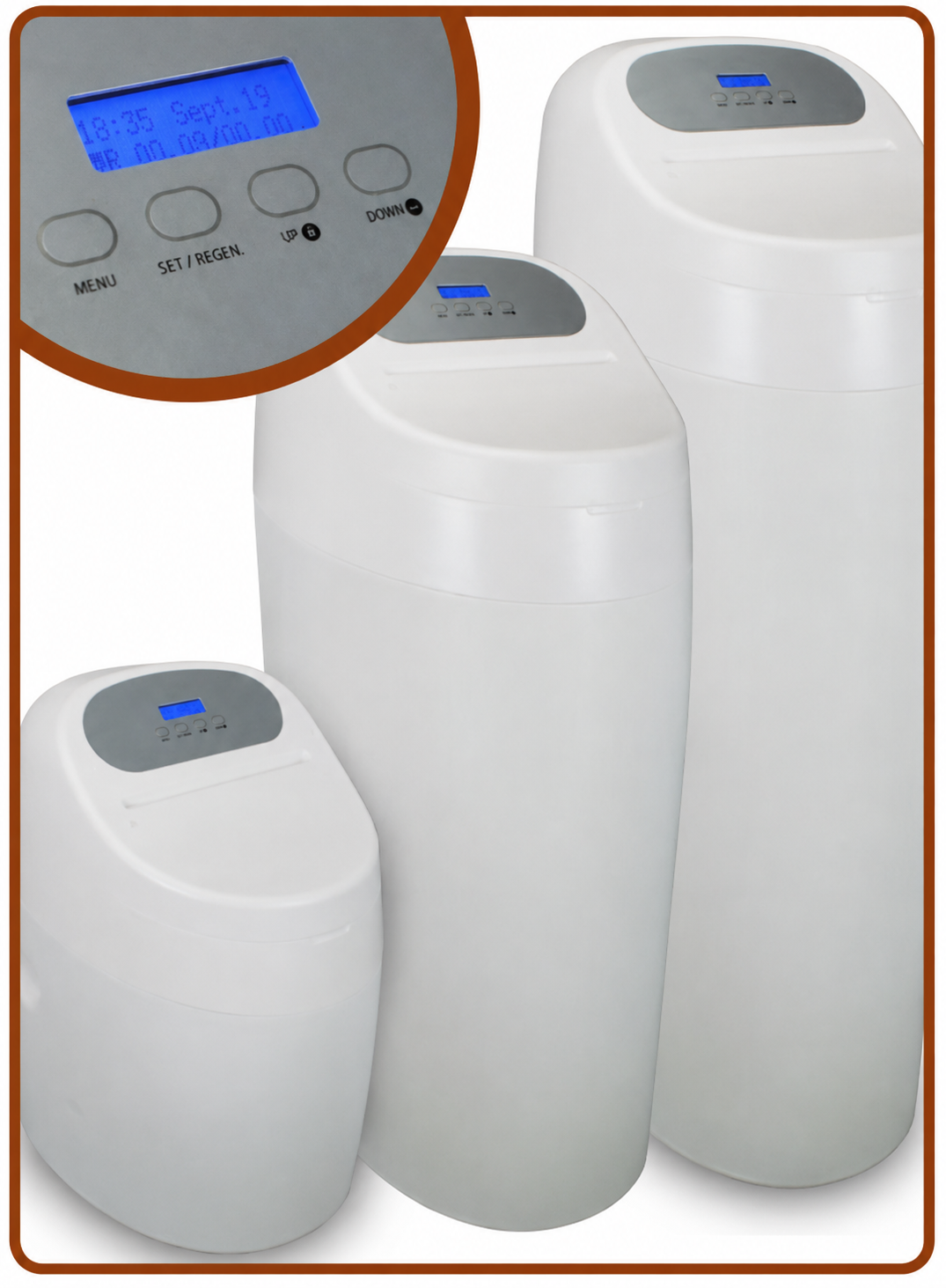 addolcitore acqua (Rig. Volume-tempo) 10 lt. resina