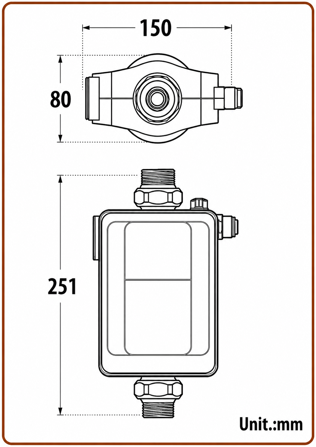 Filtro autopulente manuale con manometro 3/4" Filtermax Disk