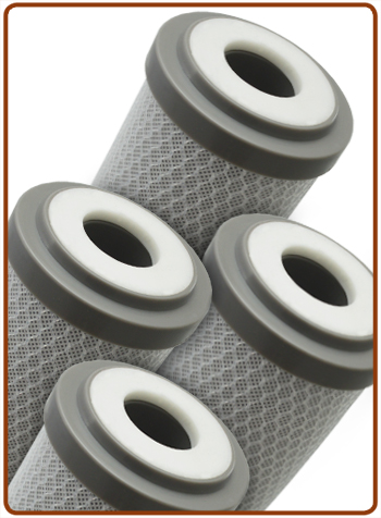 Filtro Cartuccia Battereostatica Carbon Block al cocco 0.5micron