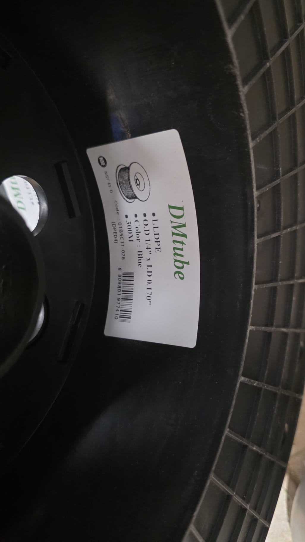 Tubo LLDPE 1/4"(6,35mm) - 0,170"(4,32mm) x 984FT(300m) Blu