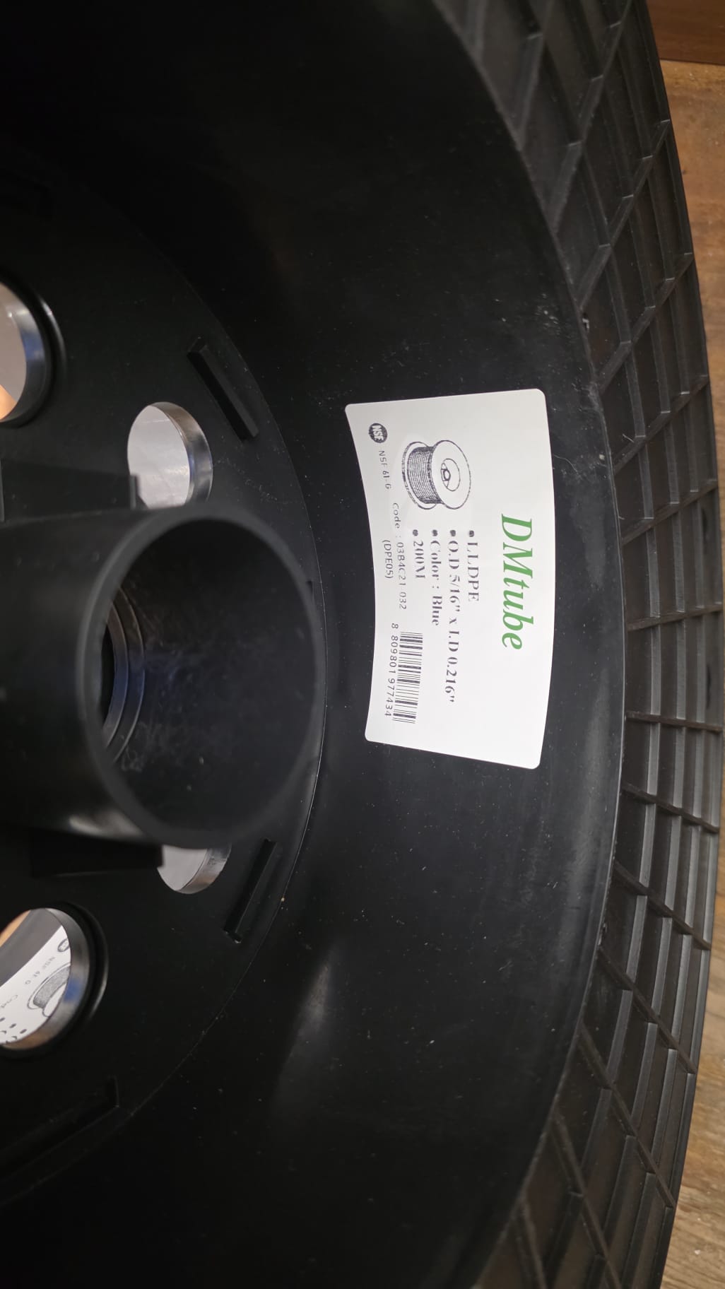 Tubo LLDPE 5/16"(8mm) - 0,216"(5,49mm) x 656FT(200m) Blu