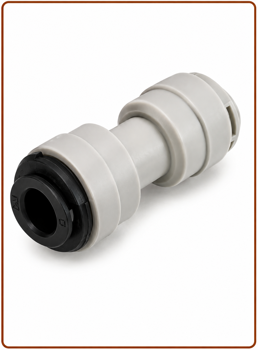 Intermedio diritto Ø tubo - Ø tubo 6MM x 1/4"