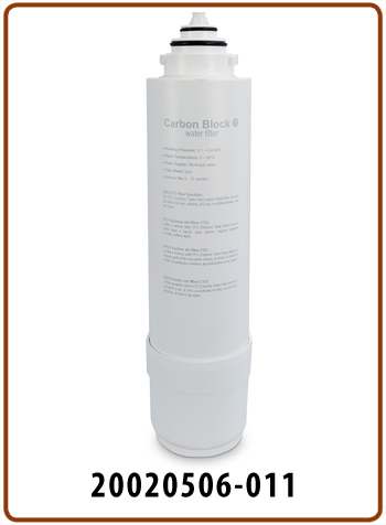 Filtro carbon block CTO di ricambio 1 per refrigeratore a colonnina