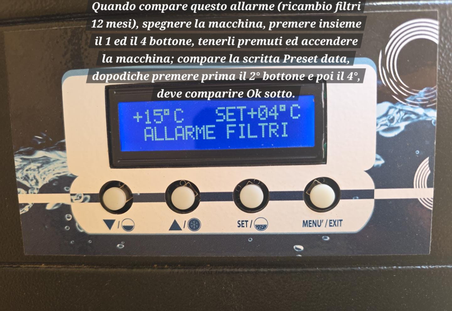 Depuratore con kit completo Sodabar osmosi inversa 3 vie 90lt./h. ambiente - fredda - f. gassata Pronto all'uso