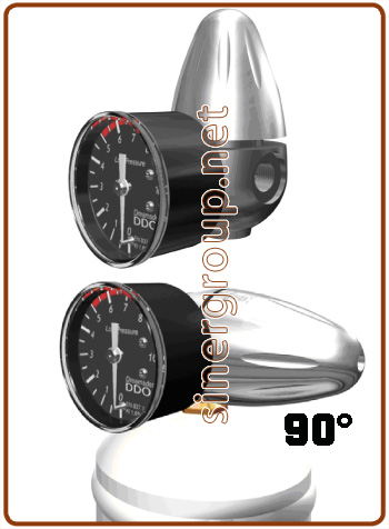 Riduttore di pressione Co2 per bombole monouso Carbon-Tech  0-4 BAR - M11x1