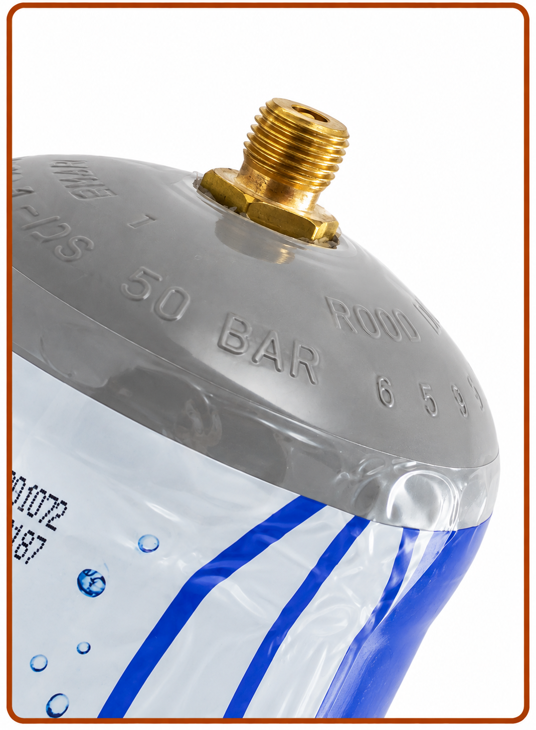 Bombola Co2 monouso E290 per refrigeratori acqua 600gr.